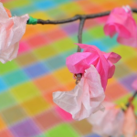 飾れる桜キッズクラフト